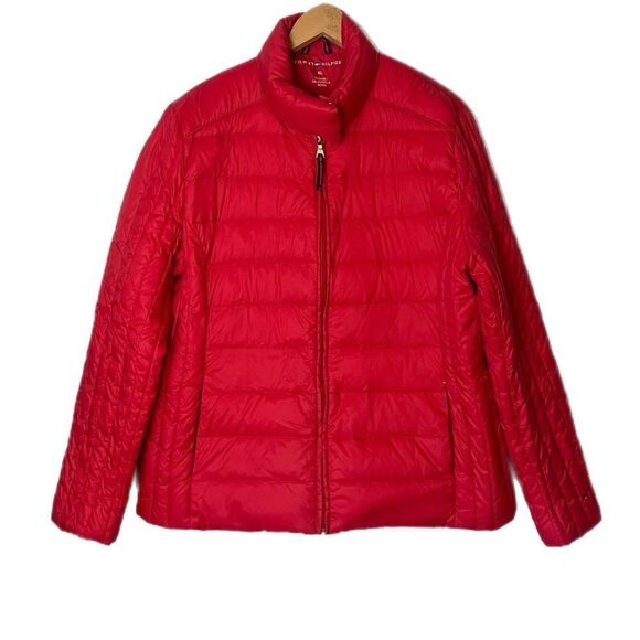 Tommy Hilfiger Women’s Lightweight Packable Down Puffer Jacket - Picture 1 of 6